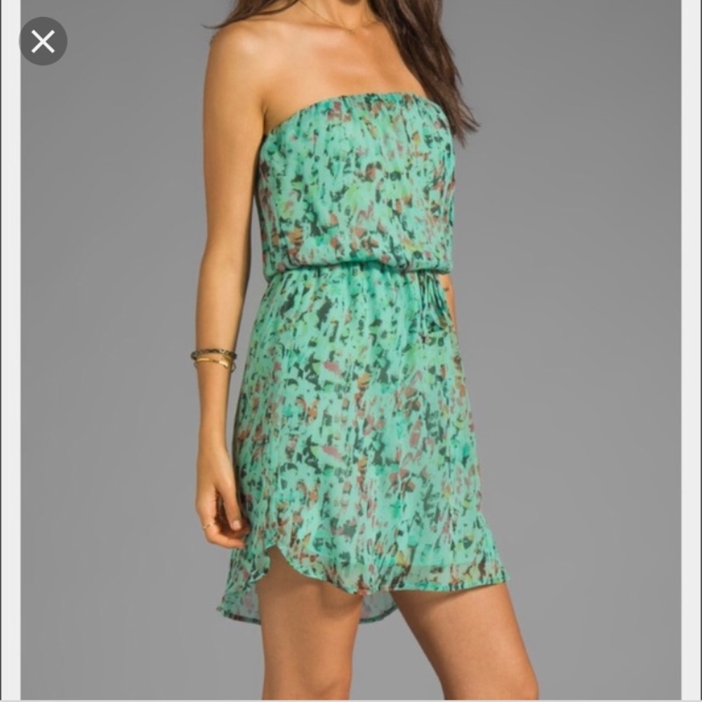 Gypsy 05 100% Silk Leopard Dress in Pool, S